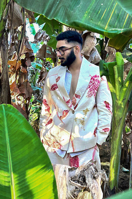 Men’s Botanical Blazer –  Leaf Edition
