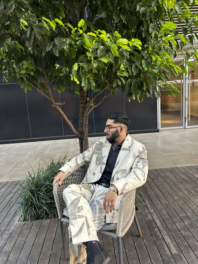 Men’s Botanical Blazer –  Leaf Edition