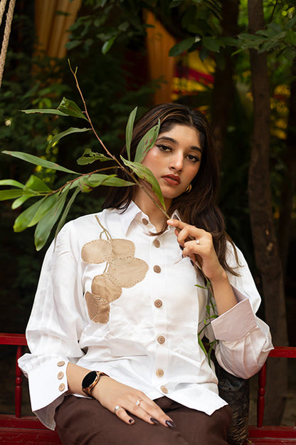 Eucalyptus Essence Appliqué Shirt