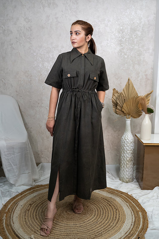 Olive Aura Dress