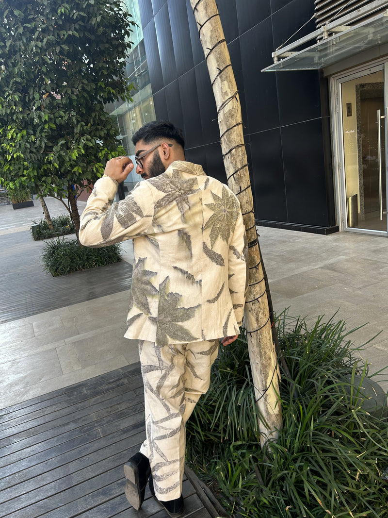 Men’s Botanical Blazer –  Leaf Edition