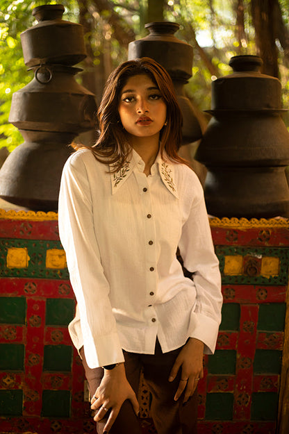 Recycled Gauze Cotton  Shirt
