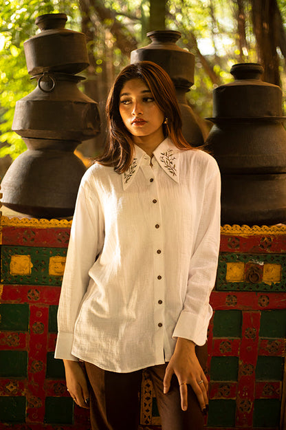 Recycled Gauze Cotton  Shirt