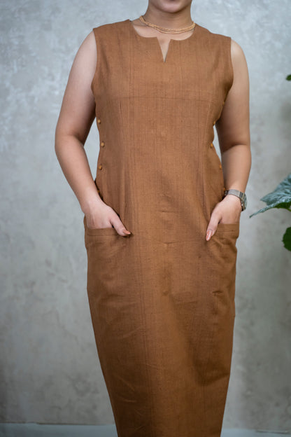 Terracotta Midi Dress